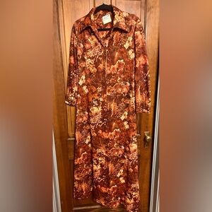 Fantastic Vintage Serbin by Muriel Ryan maxi dress, size women’s medium